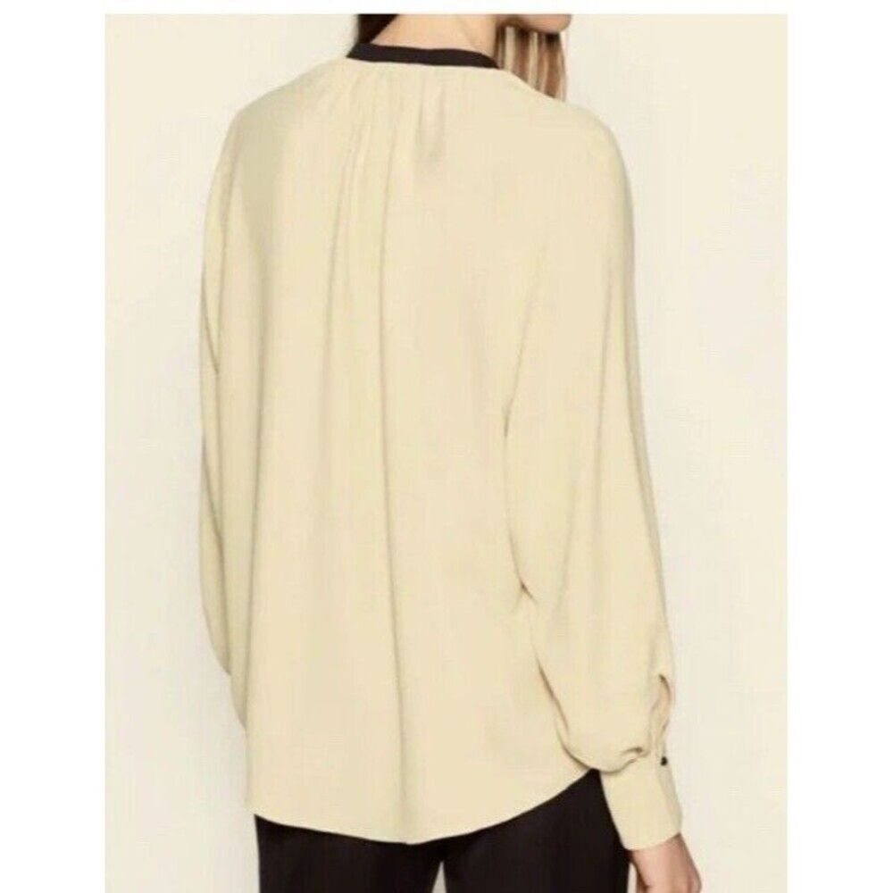 Equipment Women’s Causette Top Blouse In Ble Neutral Beige Size S/P - Picture 4 of 16